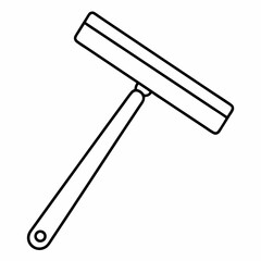 Squeegee art vector illustration