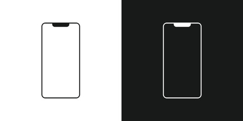 Smartphone icon set simple design vector illustration.
