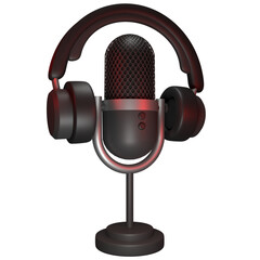 3D Podcast Illustrations