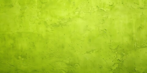 Obraz premium A modern, high-resolution concrete seamless background image featuring a lime green plaster wall texture, ideal for commercial or creative projects, banner size available.