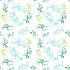 Seamless pattern floral desiign plant texure