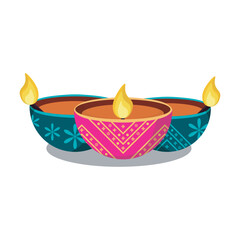 Happy Diwali Illustration