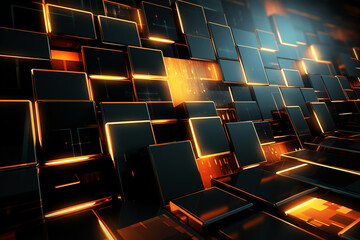 Fototapeta premium Dynamic Patterns in Motion A Journey through Futuristic Realms The Transportcore Frontier Dynamic Backgrounds Await