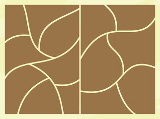 Pictures or photos frame collage. comics page grid layout abstract photo frames and digital photo wall template