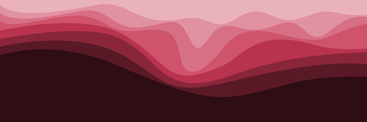 minimalist pink gradient wave illustration vector design good for ads, advertising, wallpaper, backdrop, background, web banner, and design template