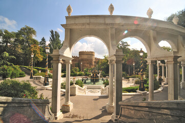  Fountains Square in downtown Baku, capital of Azerbaijan