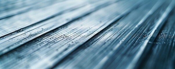 Fototapeta premium Extreme macro image of a piece of Damascus steel, complex folded metal patterns visible, sharp edge reflecting light, exquisite detail of metal grain, shot on professional DSLR camera,