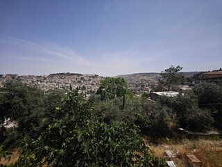 Panoramic view in Jerusalem