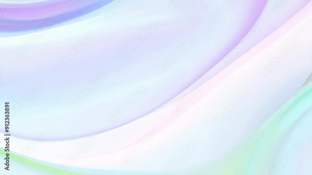 Poster abstract iridescent swirl pattern with pastel gradient background