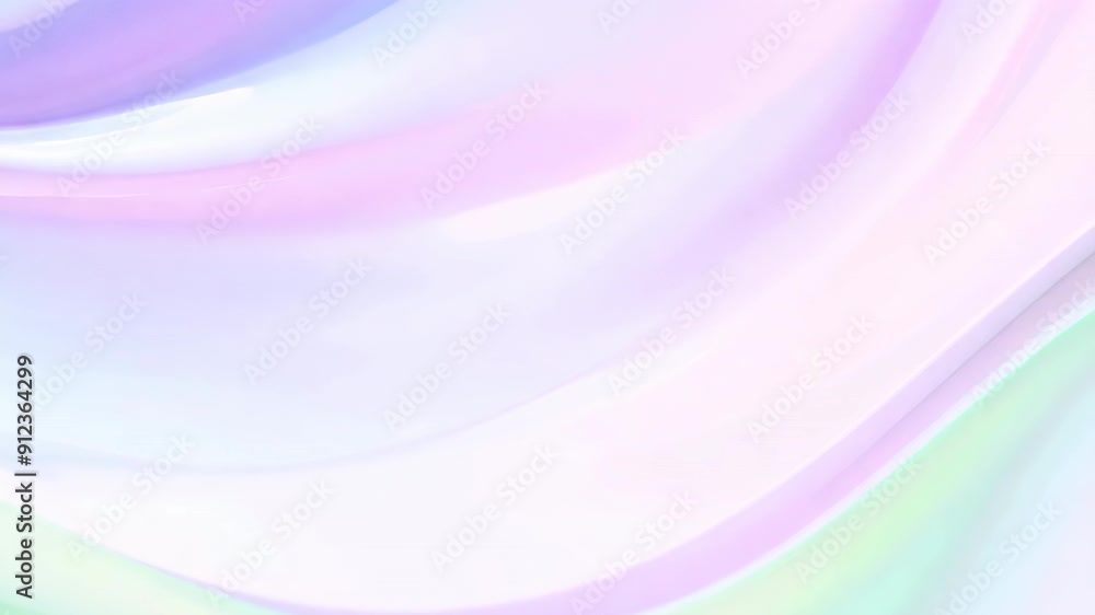 Poster abstract iridescent swirl pattern with pastel gradient background