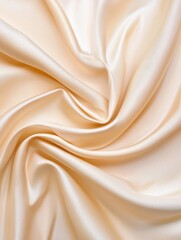 Elegant beige satin fabric background