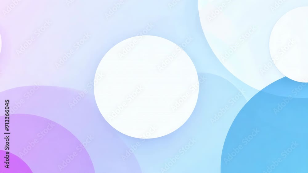 Poster abstract pastel bubble pattern with gradient background