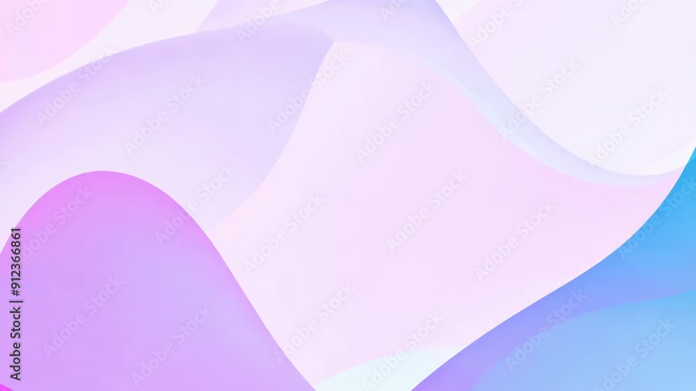 Aufkleber abstract iridescent swirl pattern with pastel gradient background