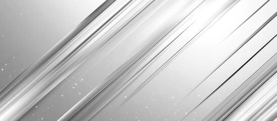 Obraz premium Abstract white and silver gradient pattern with smooth grey metallic texture on a diagonal background Modern clean design