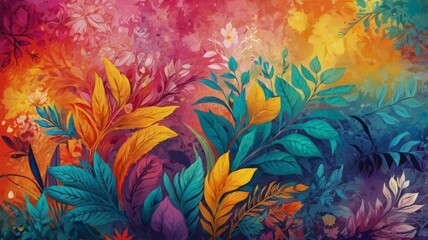 background with flowers