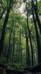 Fototapeta premium nature forest landscape