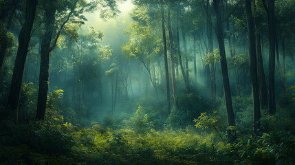 Obraz premium nature forest landscape