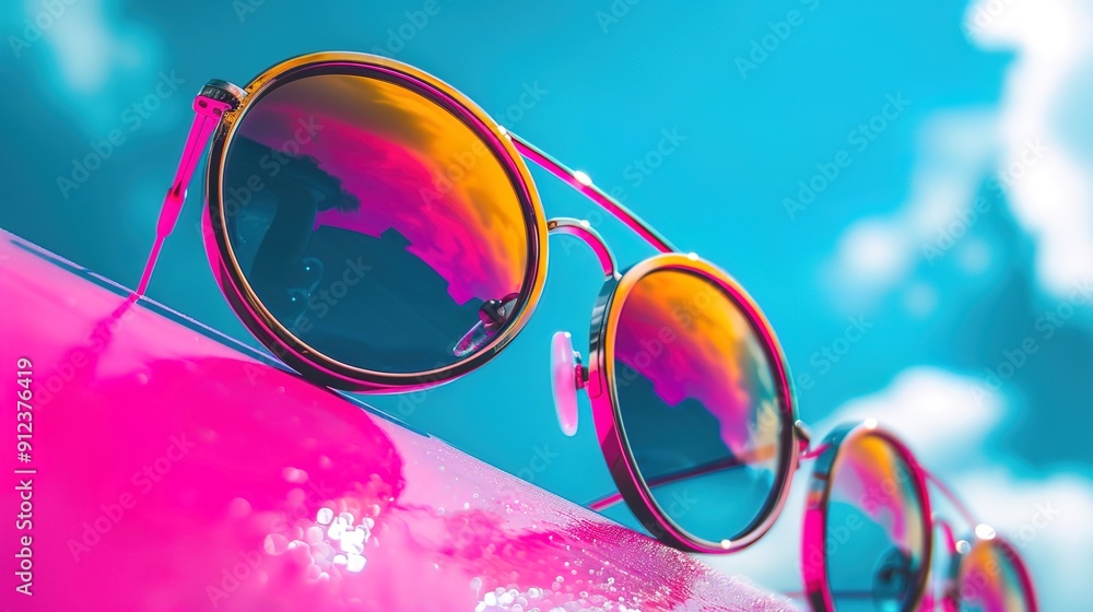 Canvas Prints retro sunglasses wallpaper