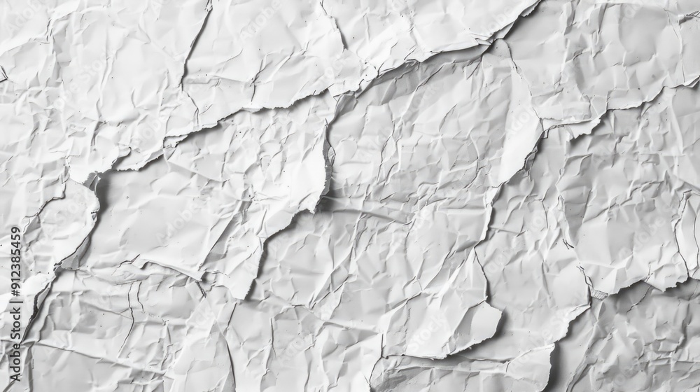 Poster A detailed view of a piece of paper on a wall, great for highlighting text or adding context to an image