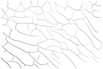 Cracks transparent background PNG macro