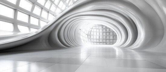 Abstract 3D Rendering of an Architectural Background