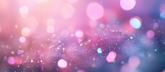 Obraz premium Colorful Pastel Bokeh Particles Abstract Background for Cinematic Event and Game Trailers