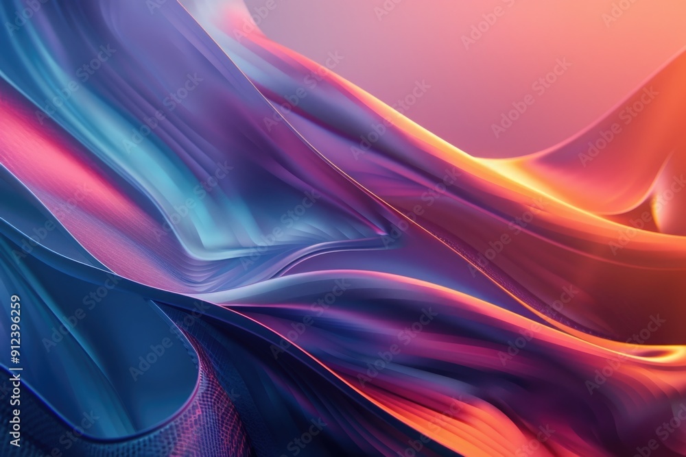 Poster A vibrant and textured close-up of an abstract background, great for use in design, art, or as a visual interest element