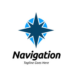 Obraz premium Compass Global Globe Earth Adventure GPS navigation logo design. Vector Illustration