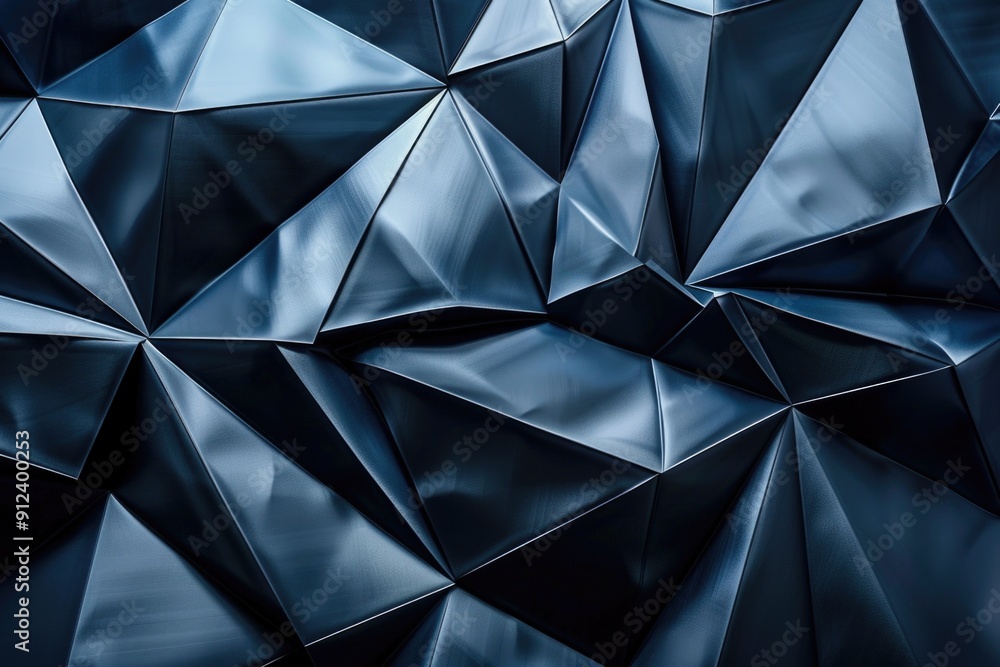 Poster close-up shot of a wall made of triangular shapes