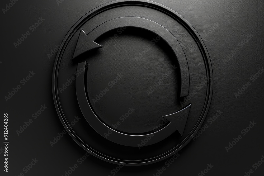 Poster a close-up of a black compass with arrows pointing directions