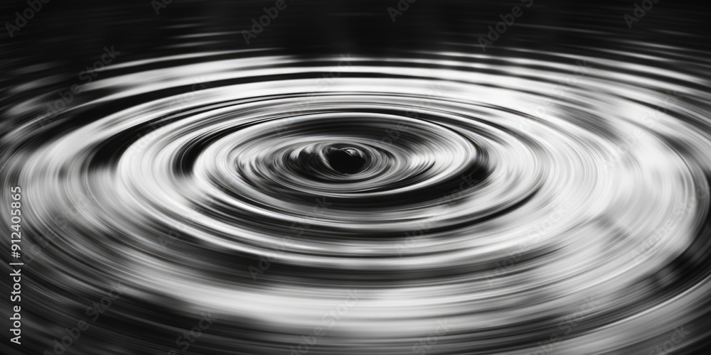 Aufkleber A close-up image of a circular object in black and white, suitable for use in design or illustration