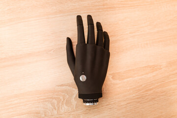 Modern Humanoid Robot Arm Working Hand. Delicate Mechanistic wonder, High-Tech Prosthesis to Help...