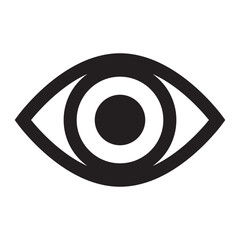 Eye icon, eyeball icon.