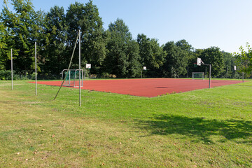 Sportplatz hinter der Regenbogenschule, Ahlen Westfalen