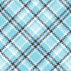 Scottish Tartan Seamless Pattern. Checker Pattern Template for Design Ornament. Seamless Fabric Texture.