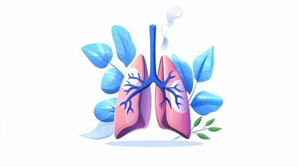 Explore the intricate structure of human lungs with this anatomically detailed model, ideal for education and medical training.