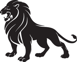 Lion Head Victor , Lion Head Art, Sillhouette Lion Lion Vector Art 1