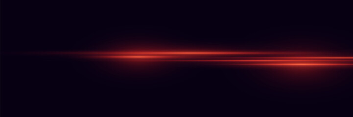 Abstract red lines.  Light stripes with effect.
