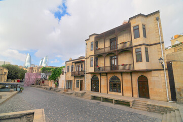 View of Baku - the capital and largest city of Azerbaijan