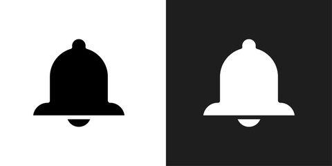 Bell icon logo set vector