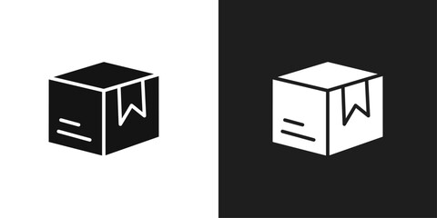 Box icon logo set vector