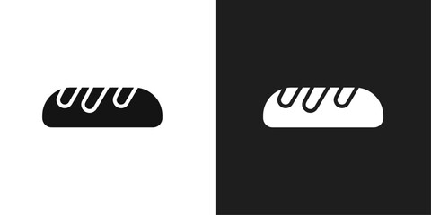 Bread icon logo set vector