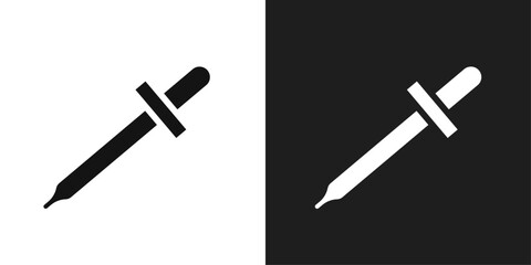 Eye dropper icon logo set vector