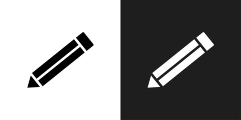 Pencil icon logo set vector
