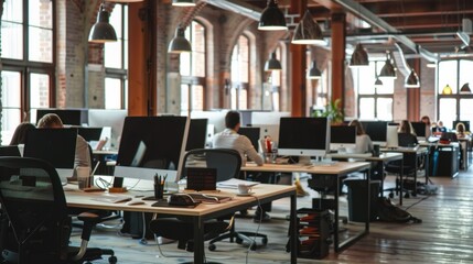 Hot Desking: A flexible office system where employees choose available desks each day instead of having assigned spots, promoting adaptability and efficient space use.
