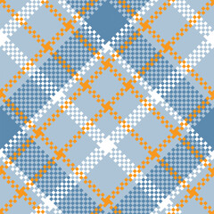 Tartan Plaid Vector Seamless Pattern. Scottish Tartan Seamless Pattern. Traditional Scottish Woven Fabric. Lumberjack Shirt Flannel Textile. Pattern Tile Swatch Included.