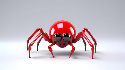 Spider 3d cartoon style