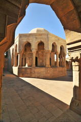 Fototapeta premium Burial place of Farrukh Yasar in The Palace of the Shirvanshahs in the Inner City of Baku, Azerbaijan 