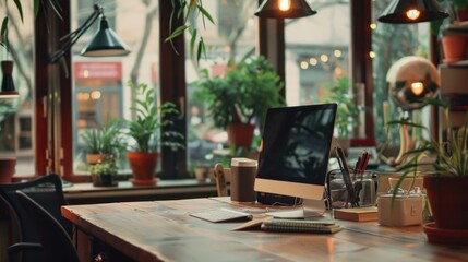 Virtual Office: A business setup existing solely online, providing a professional address, telephone services, and flexible meeting space rentals, all managed virtually.
