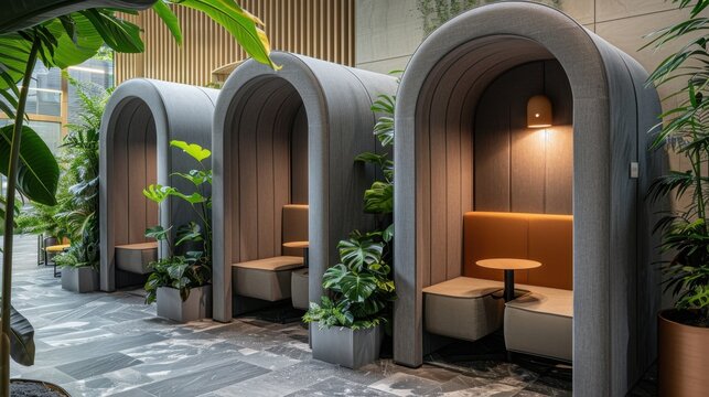 Quiet Zone: A designated area in the office designed for focused, distraction-free work, featuring soundproofing materials to enhance concentration and productivity.
